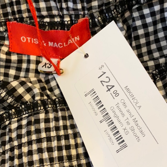 Cute matching top and bottom gingham set both xs - Picture 2 of 3